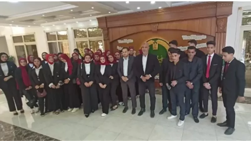 جامعة دمنهور تنظم زيارة لقاعدة محمد نجيب العسكرية