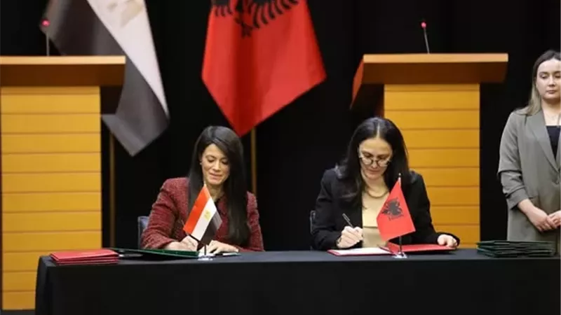 وزيرة التخطيط تختتم أعمال اللجنة المشتركة مع ألبانيا