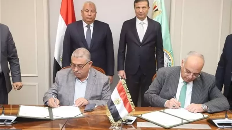 الزراعة والوادى الجديد يتعاونان لحماية مركز الحرير من زحف الرمال