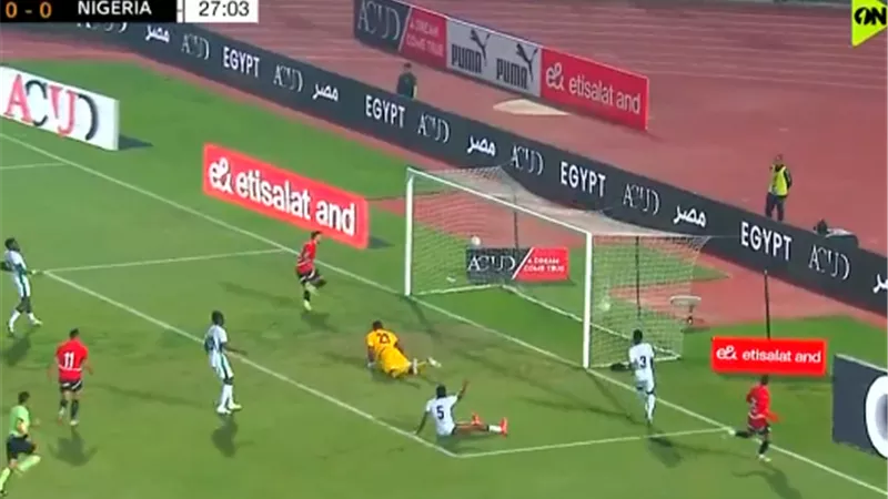 محمود صابر يفتتح التسجيل لمنتخب مصر أمام نيجيريا.. بأسيست زيزو