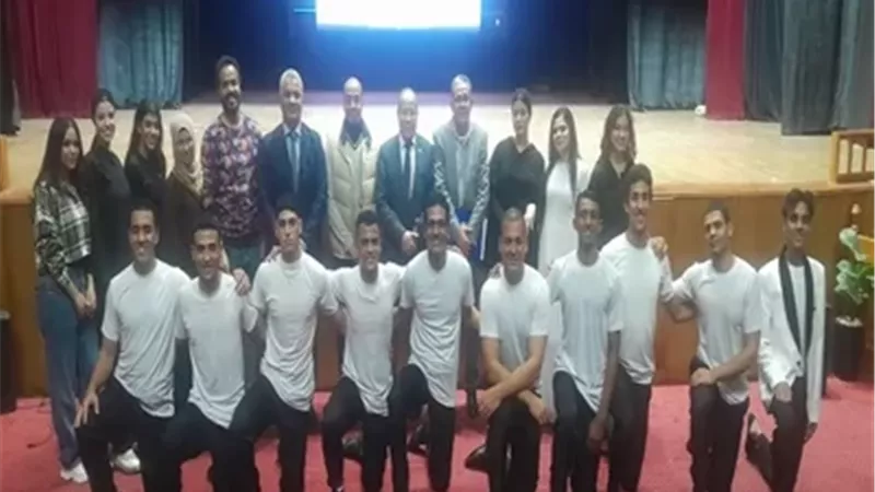 قبل انطلاق مسابقة إبداع..جامعة القناة تدعم فريق الفنون الشعبية