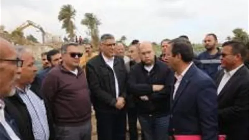 محافظ الجيزة يتفقد الأعمال الجارية بممشى 