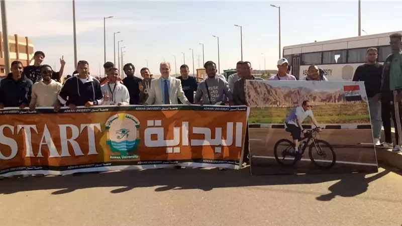 جامعة أسوان تطلق مهرجانًا رياضيًا للدراجات لتعزيز الأنشطة الطلابي