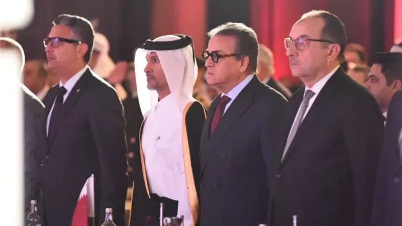 وزير الصحة يشهد احتفالية العيد الوطني لدولة قطر الشقيقة
