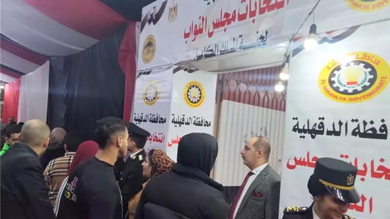 طوابير علي اللجان فى الساعة الأخيرة للإدلاء بالأصوات فى الدقهلية