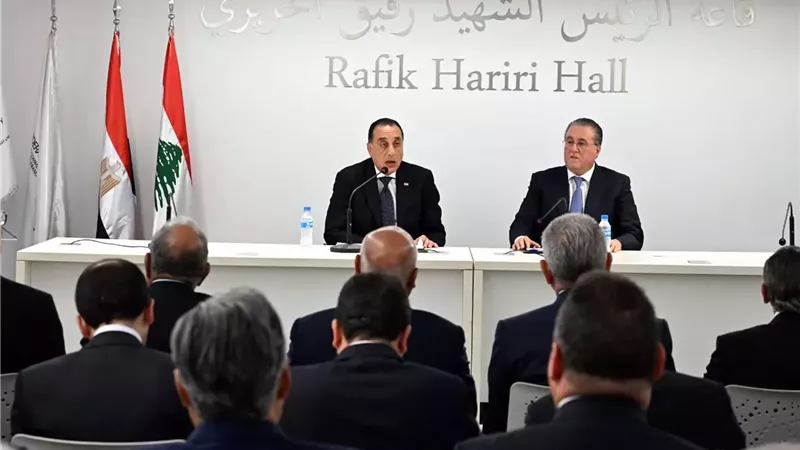 رئيس الوزراء: مصر تنظر إلى لبنان كشريك سياسي واقتصادي واستراتيجي
