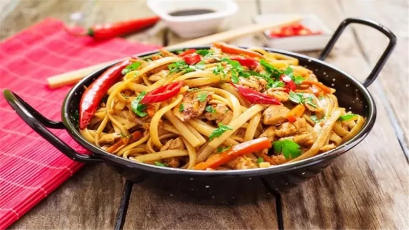 نودلز صحية بالخضار