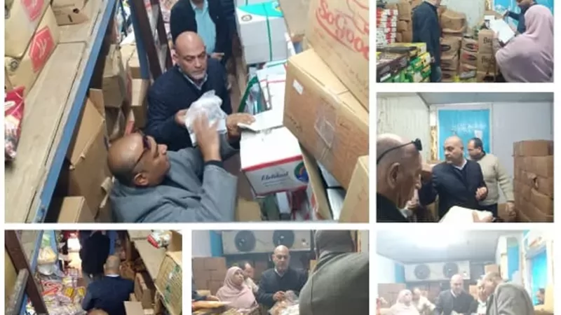 ضبط طن ونصف دواجن وبسطرمة مجهولة المصدر بشبرا الخيمة