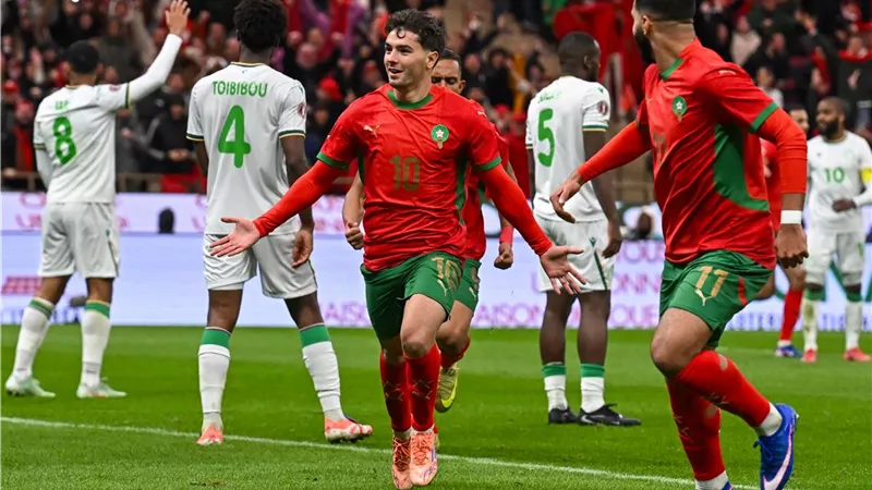 دياز يفتتح التسجيل للمغرب ضد جزر القمر فى افتتاح أمم إفريقيا 2025