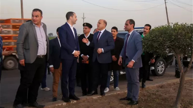 محافظ كفرالشيخ يدشن أكبر حملة للتشجير وتجميل المحاور والميادين