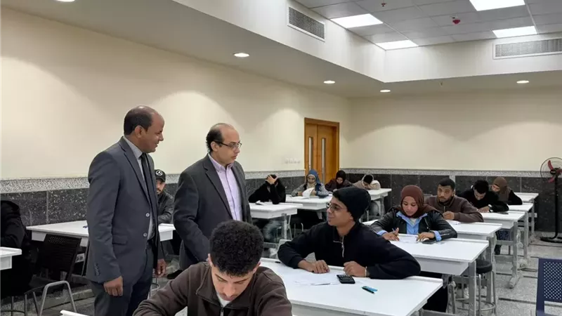 انتظام امتحانات برنامج الهندسة بجامعة جنوب الوادي الأهلية