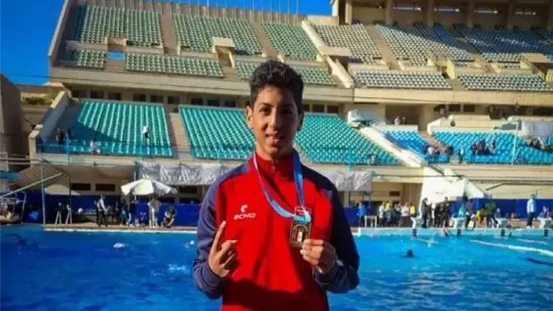 بدء جلسة محاكمة المتهمين بالتسبب في وفاة السباح يوسف محمد