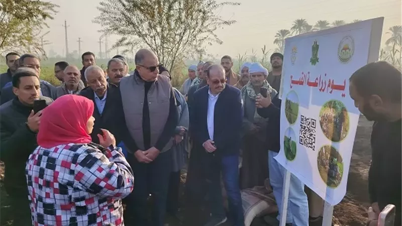 المنيا الأولى في استخدام الباركود بالمحاصيل الحقلية