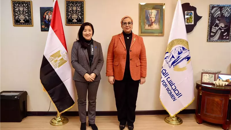 رئيسة القومى للمرأة والممثلة المقيمة لبرنامج الأمم المتحدة الإنمائي تبحثان التعاون