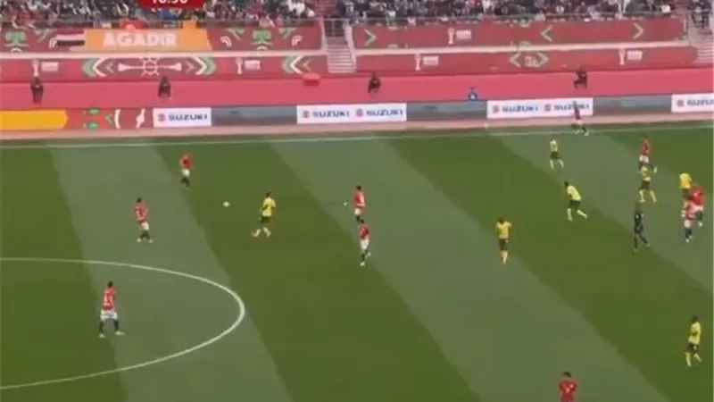 عمر مرموش يقود هجمة خطيرة لمنتخب مصر ضد جنوب افريقيا