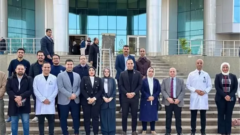 وفد ليبي يزور منشآت الرعاية الصحية بالإسماعيلية لبحث سبل التعاون