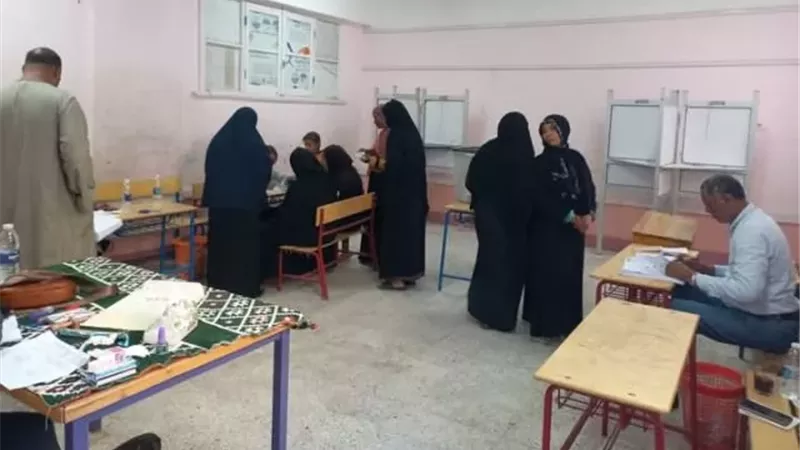 إقبال متفاوت في جولة الإعادة لانتخابات مجلس النواب بقنا