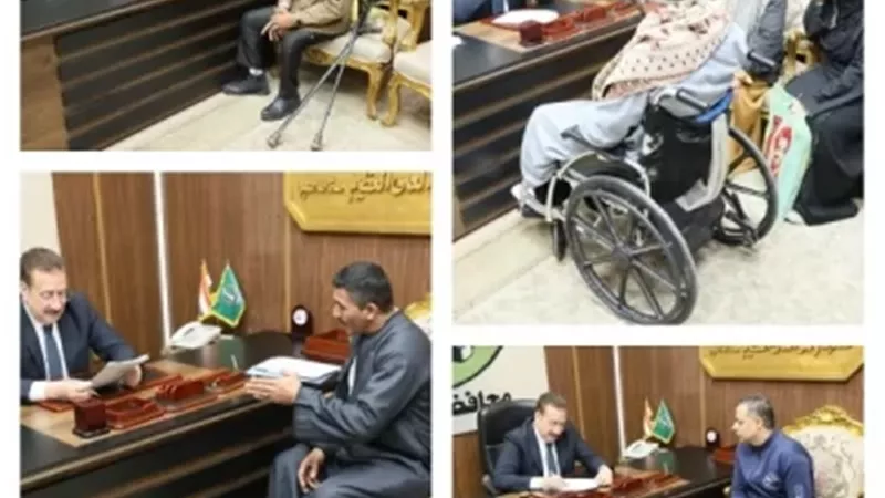 محافظ المنوفية : مساعدات مالية وعينية للحالات الإنسانية