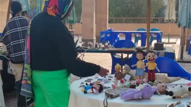 معرض للحرف اليدوية والصناعات التراثية الفيومية .. بنادي الزهور