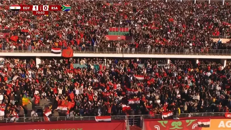 اتحاد الكرة يوجه الشكر للجماهير المغربية على مساندة الفراعنة