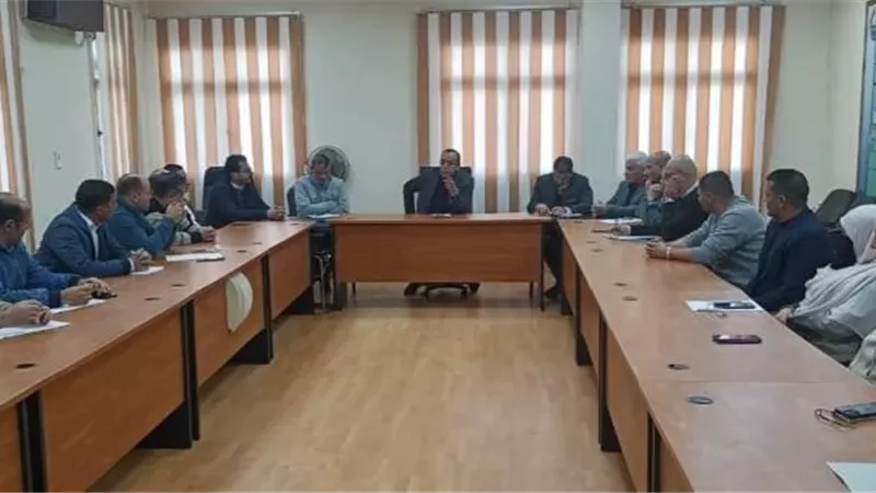 نتائج أول اجتماع لرئيس جهاز النوبارية الجديدة مع القيادات التنفيذية