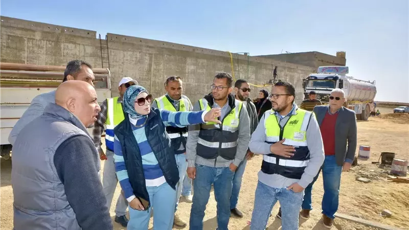 السويس الجديدة تشهد طفرة في مشروعات البنية التحتية