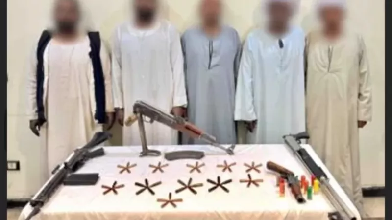 ضبط طرفى مشاجرة بالأسلحة النارية بأسوان