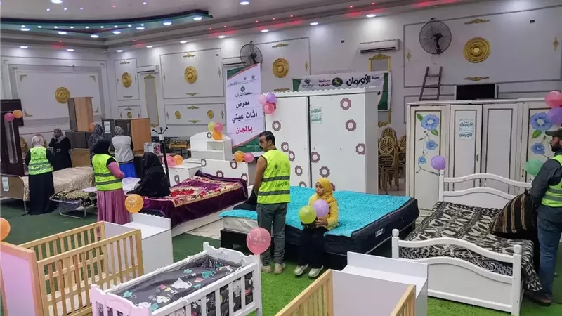 توزيع أثاث منزلي وأجهزةكهربائيةعلى 260 أسرة بالشرقية