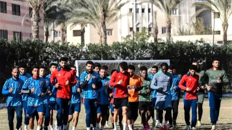 فى دورى المحترفين المنصورة يواصل استعداداته لمواجهة طنطا