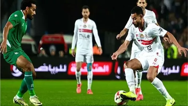 الاتحاد السكندري يتقدم على شباب الزمالك بثنائية في الشوط الأول