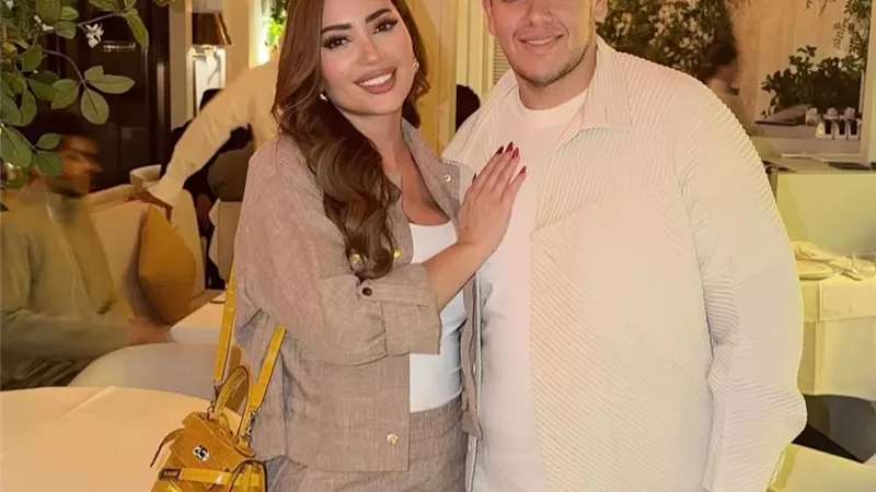 حب حياتي.. نسرين طافش تتغزل فى زوجها بعيد ميلاده