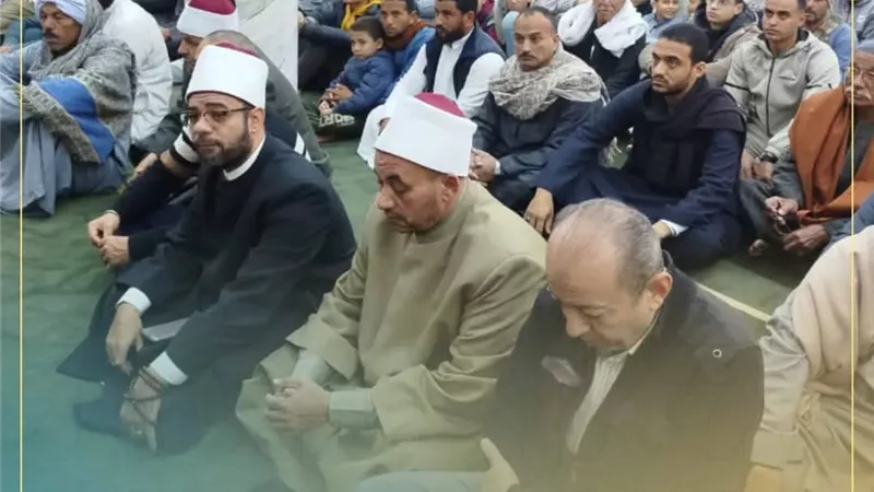 افتتاح مسجد الإخلاص بقرية ريدة في المنيا