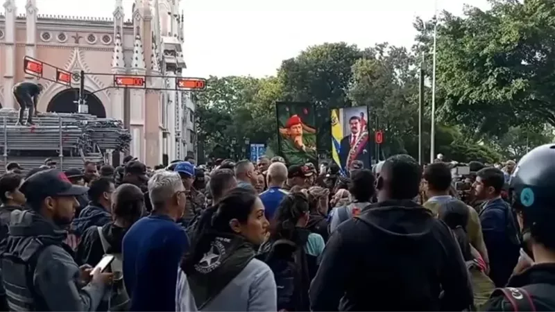 تظاهرات في مدريد وأمستردام احتجاجا على اعتقال مادورو