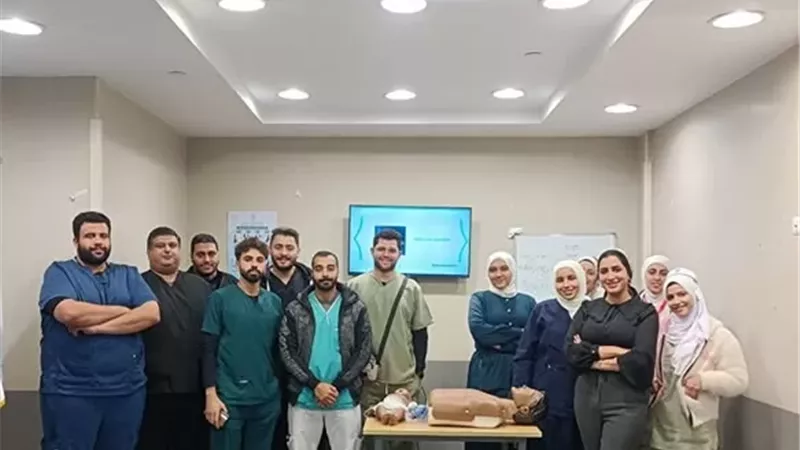 التدريب على الإنعاش الرئوي في مستشفى ابوخليفة بالإسماعيلية
