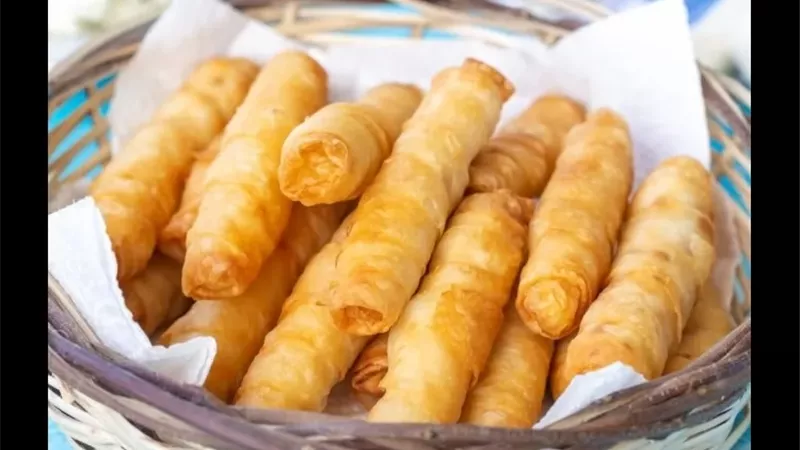 سبرينج رول البطاطس المهروسة
