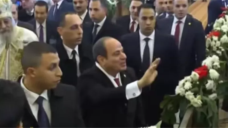 الرئيس يهنئ الإخوة الأقباط بكاتدرائية ميلاد المسيح في عيد الميلاد
