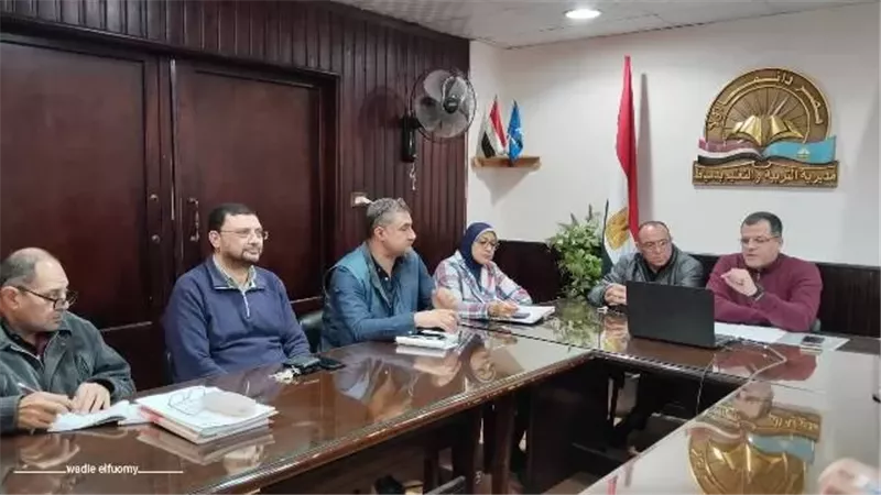 تصحيح إمتحانات النقل بدمياط بشكل يومي