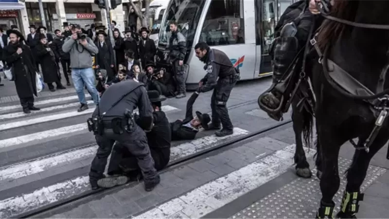 قتلى وجرحى إسرائيليين في مواجهات قانون التجنيد الإجبارى لليهود