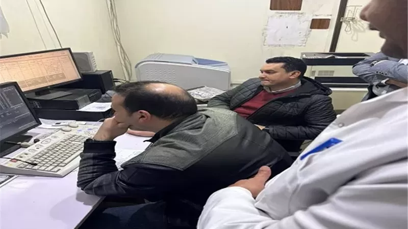 وكيل صحة البحيرة يتابع العمل بمستشفى كفر الدوار العام