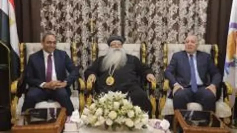محافظ قنا يشارك أقباط دشنا احتفالات عيد الميلاد المجيد