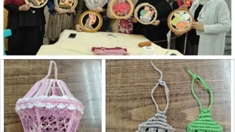 أياد يحبها الله تبدع في زينة رمضان