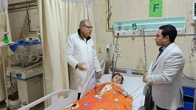 علاج طفلة دمياط المصابة بضمور بالمخ على نفقة الدولة