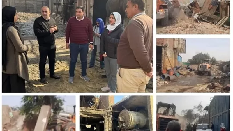 محافظ القليوبية يوجه بحملة لإزالة مصانع مخالفة والتصدي للتلوث