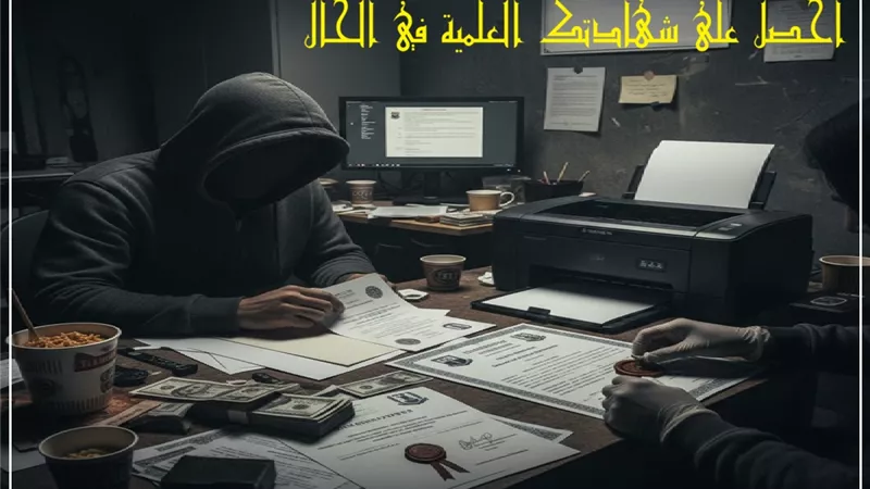 تحذير شديد: تزوير الشهادات للعمل حرام ويجب ترك الوظيفة فورًا