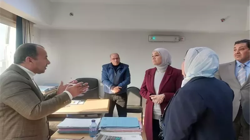 المتابعة لسير العمل بالمواقع الضريبية تنفيذا لتوجيهات وزيرالمالية