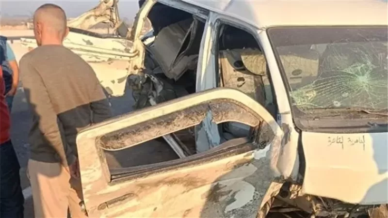 مصرع مواطن وإصابة 7 آخرين في تصادم ميكروباص وملاكي بالبحيرة