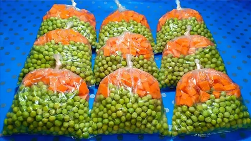 خطوات تخزين البسلة لشهر رمضان