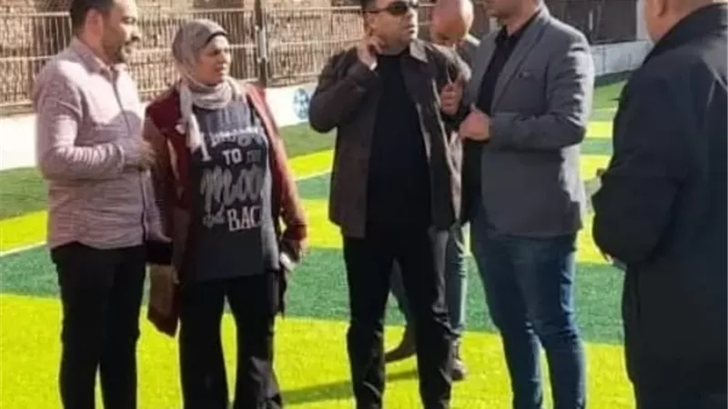 وكيل الشباب والرياضة بالقليوبية يتفقد أعمال تطوير مركز شباب نقباس