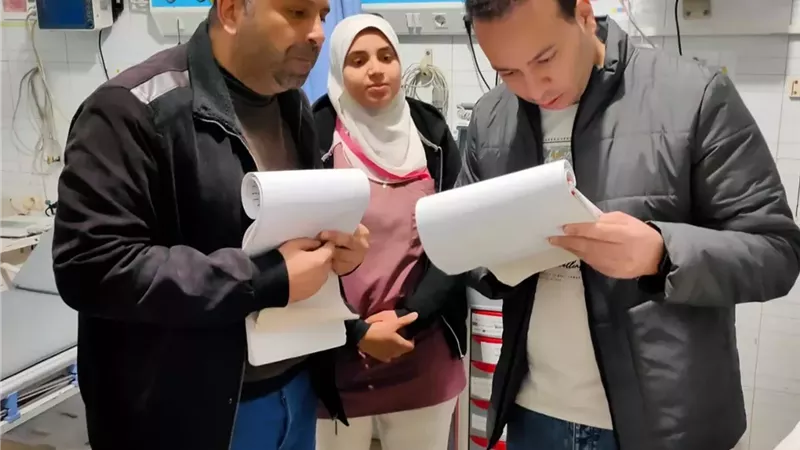 وكيل صحة البحيرة يتفقد مستشفى الرحمانيه ويخصيص ٥٠ مليون لتطويرها