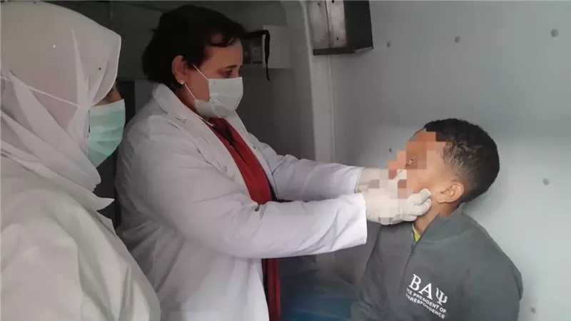 الكشف على ١٠٦٥ بقافلة البهي بإيتاي البارود بالبحيرة